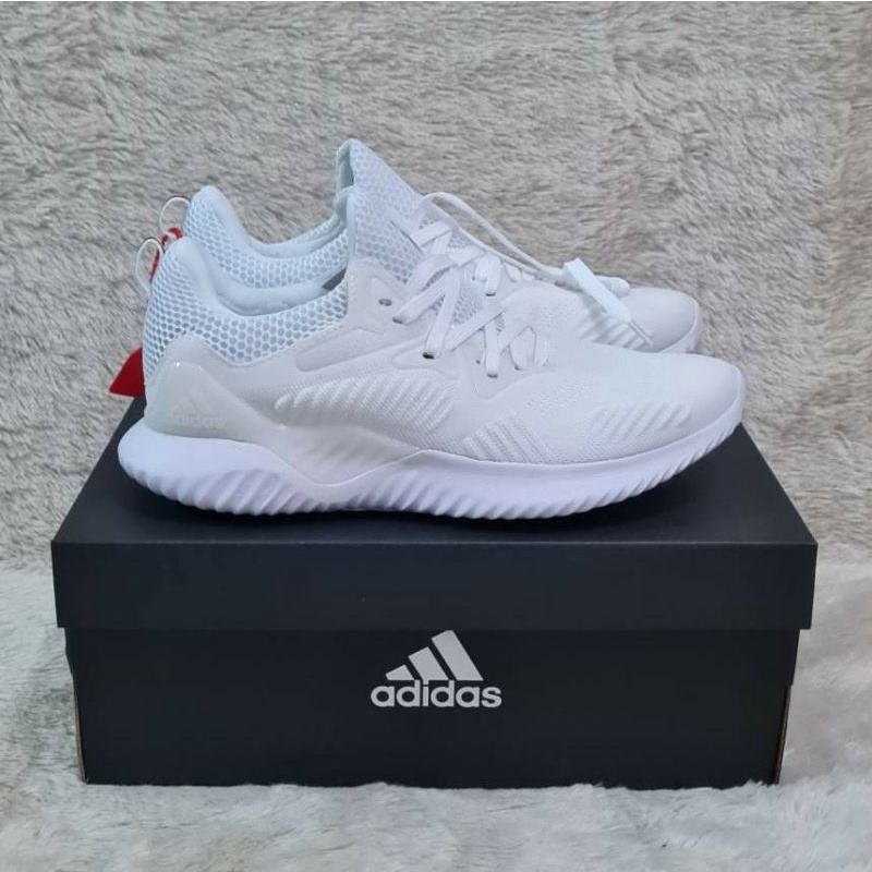 Sepatu sneakers Adidas alphabounce beyond triple white premium origanal high quality