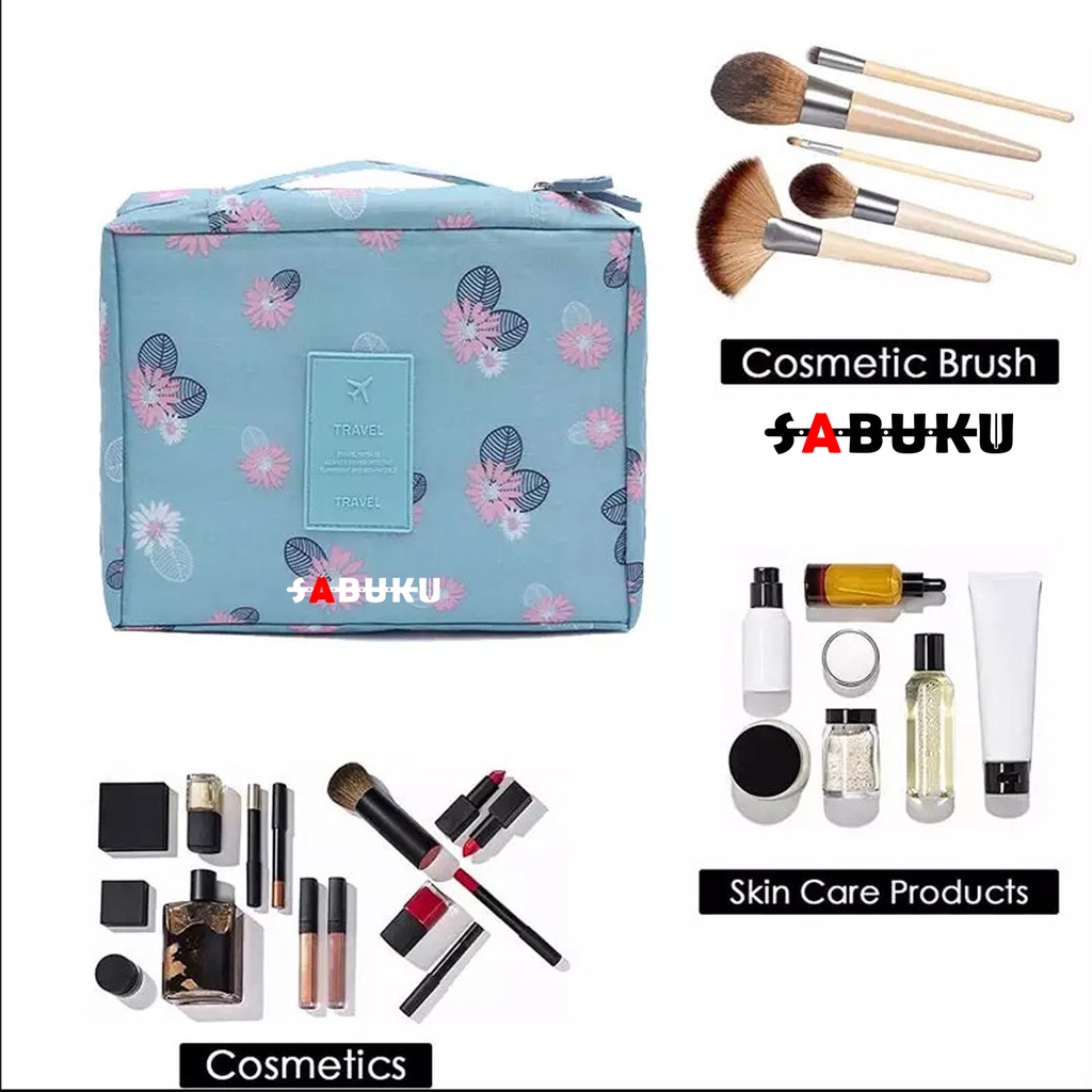 Tas Kosmetik Tas Travel Bag Pouch Travel Make Up Travel Bag korea Multi Pouch Multifungsi Tas Travel Mate - 225