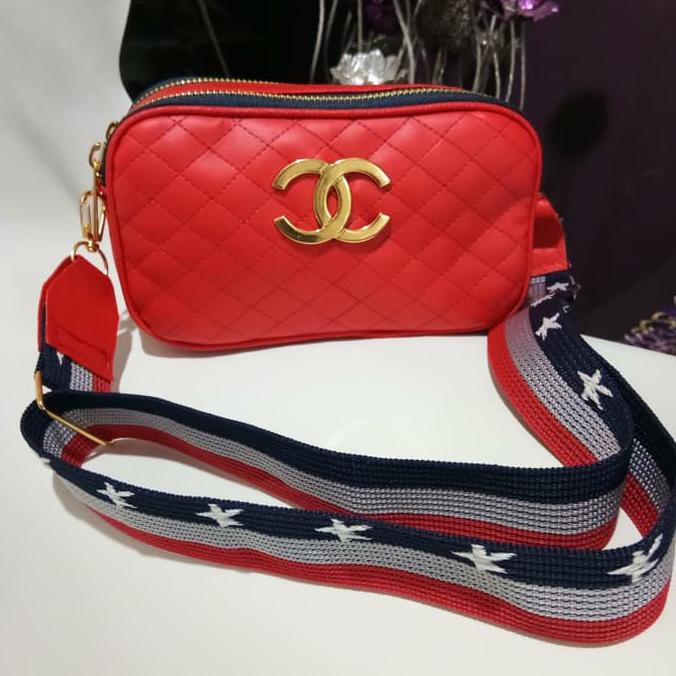 Sale Tas Selempang Wanita Chanel-Mj - Putih Terbaru