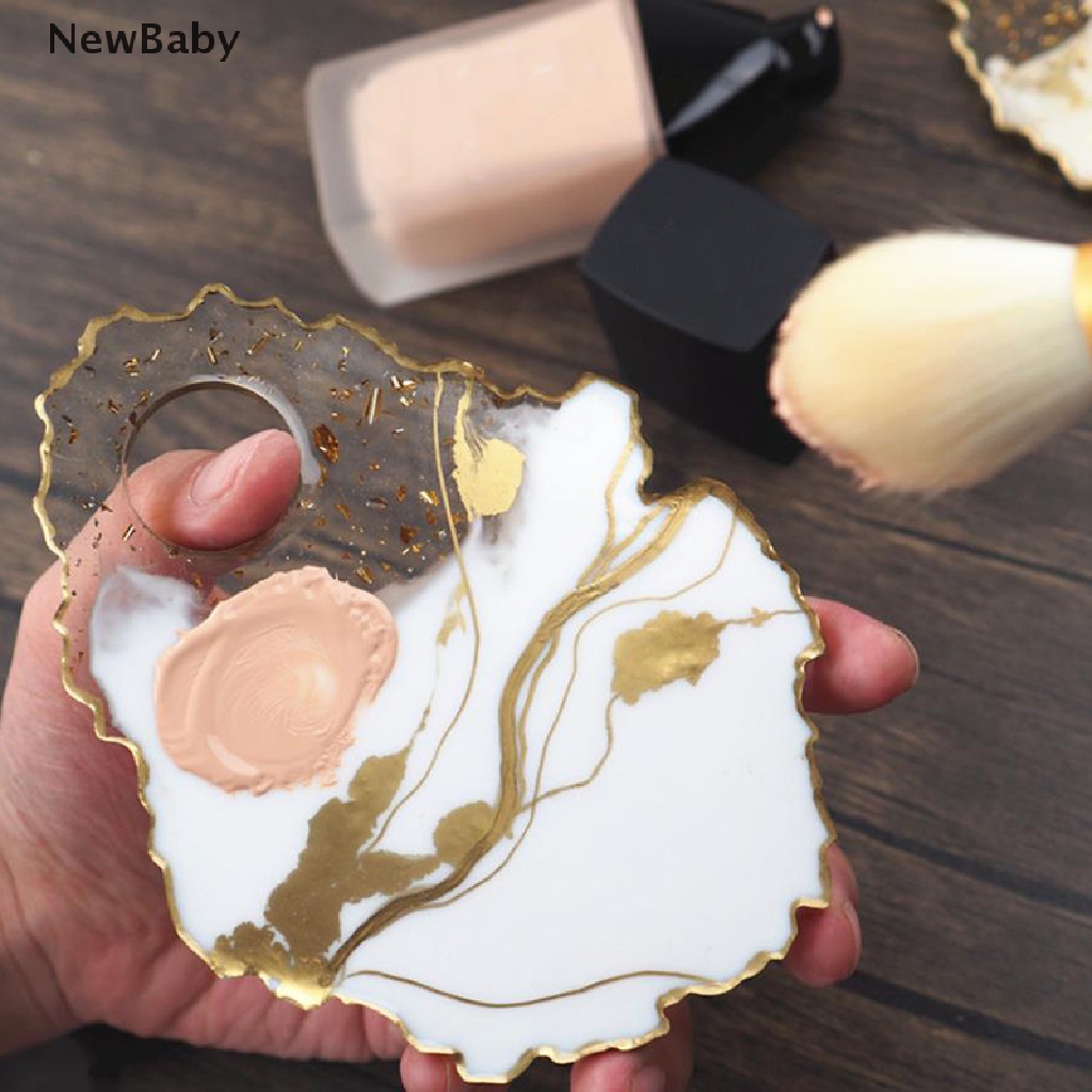 Cetakan Resin Epoksi Bahan Silikon Bentuk Asimetris Untuk Make Up