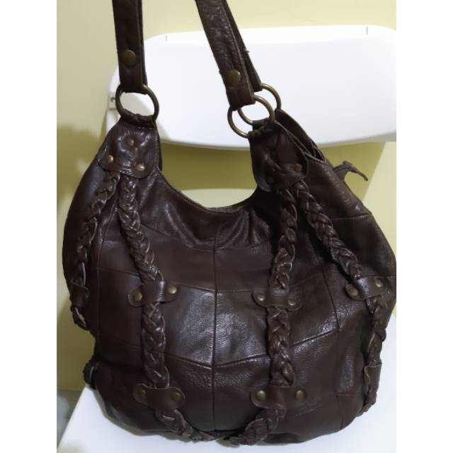 Tas Hobo Kulit asli preloved/second