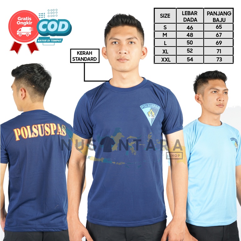 Kaos Polsuspas Kaos Dinas Lembaga Pemasyrakatan Sipir Dalaman polisi Kaos Polsuspas Indonesia