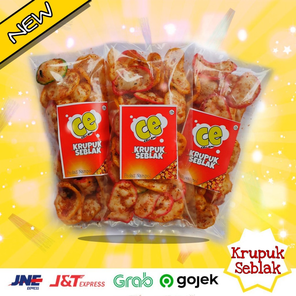 Jual Kerupuk Seblak Pedas Kerupuk Jablay Kerupuk Bantet Kerupuk Jablay