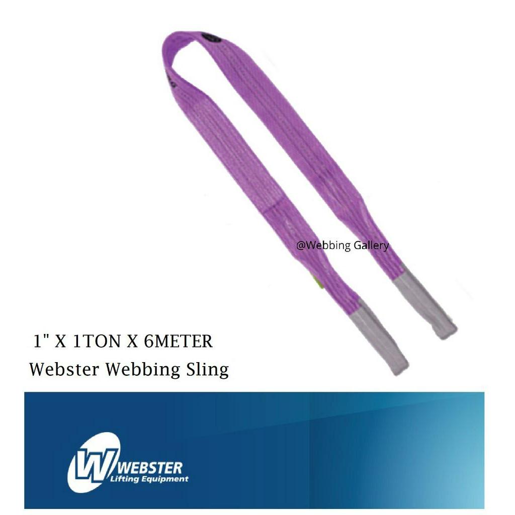 

Webster webbing sling 1" x 1ton x 6meter