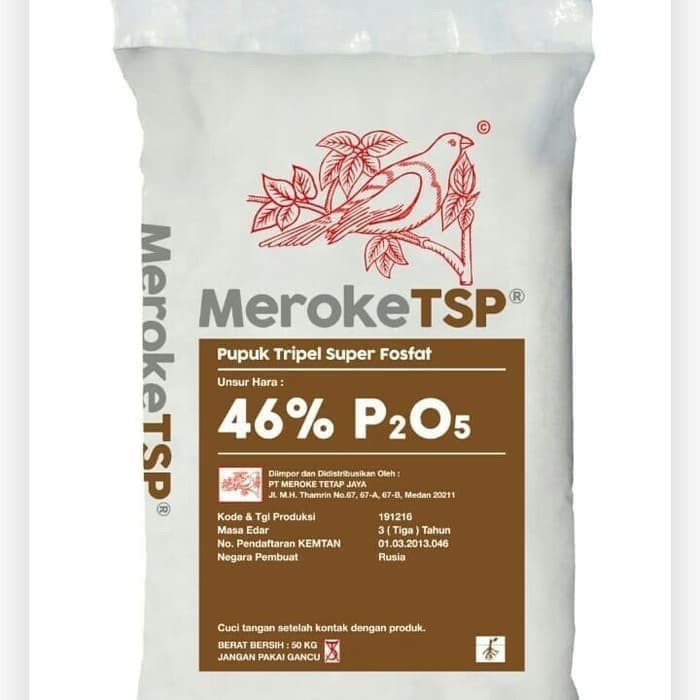 Pupuk TSP 46 meroke TSP 1Kg