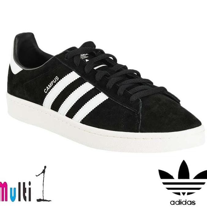 adidas Originals Men Campus Shoes Black White BZ0084