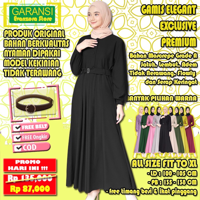 TRAND model Baju Gamis Remaja Terbaru N_muslimah Kekinian 2021 Gamismurah Bajugamis Super Kek Lt GM38