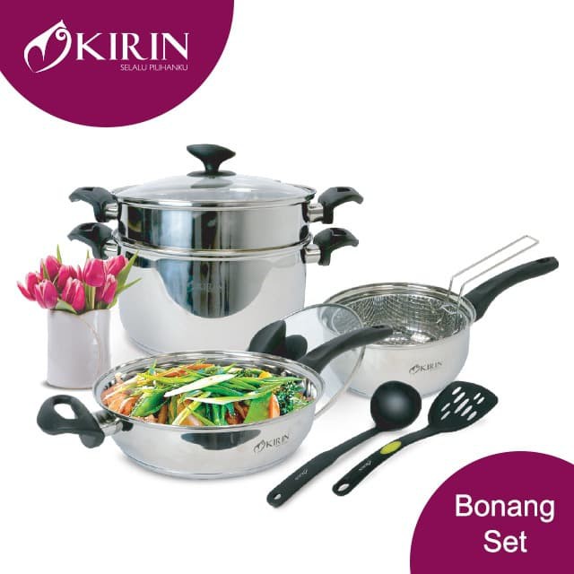 KIRIN Cookware Set Wajan/Panci/Penggorengan - BONANG Series