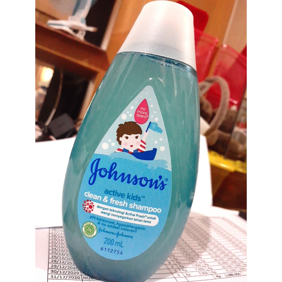 Johnson's Active Fresh Shampoo 200 ml (Sampo Bayi)