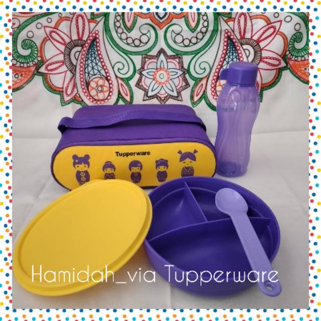 doll lunch set tupperware