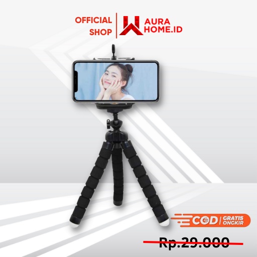 Mini Tripod Octopus for Action Camera Smartphone / Tripod Gurita Mini Kaki 3 Penyangga Smartphone Hp