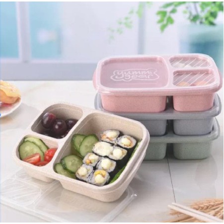 Tempat Makan Kotak Bekal Microwavable Lunch Box Kotak Makan Anak di Banjarmasin
