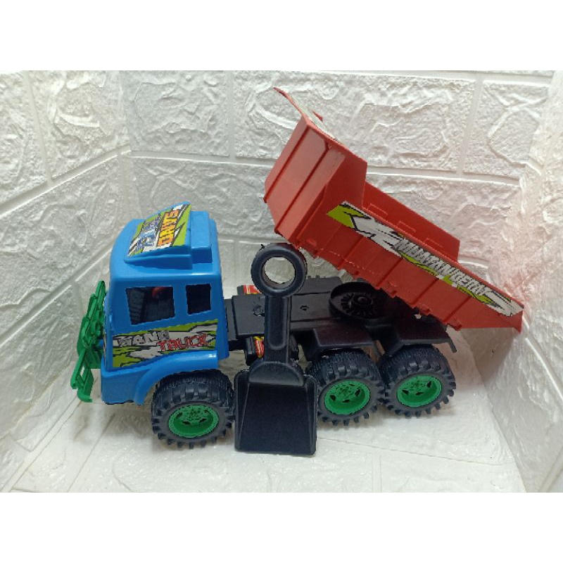 Mainan Anak anak Mobil Truk Pasir Sekop Dump Truck Tronton Murah Tebal Truk Pengangkut Pasir Best Seller