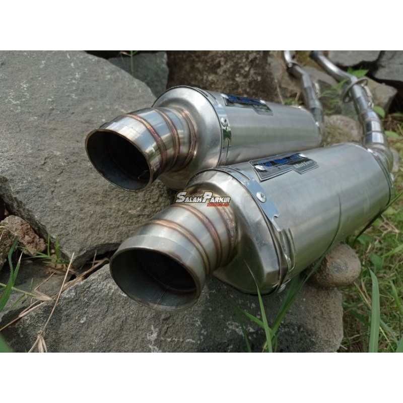 Knalpot Racing DOS Pnp Honda C70/Astrea Grand/Impresa/Legenda