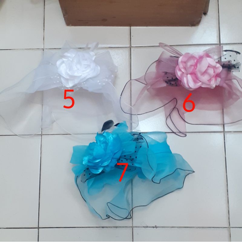 Topi Fascinator Jala Lebar-Topi Fashion Wanita