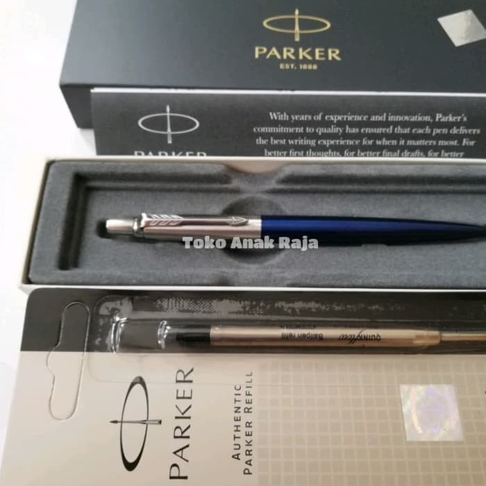 

Paket 1 klik:1 pc Jotter Royal Blue SS CT Ballpoint+1 pc Ref BP