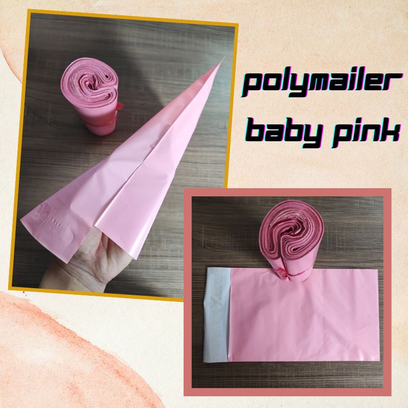 

RB PLASTIK POLYMAILER BABY PINK - [35x50] 100 PCS Polymailer Baby Pink Premium Glossy