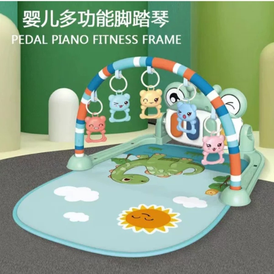 Playmat Bayi PIANO GYM RACK Matras Tidur Bayi Mainan Bayi Playmat Mainan Edukasi Musik Baby Gym CBKS BS