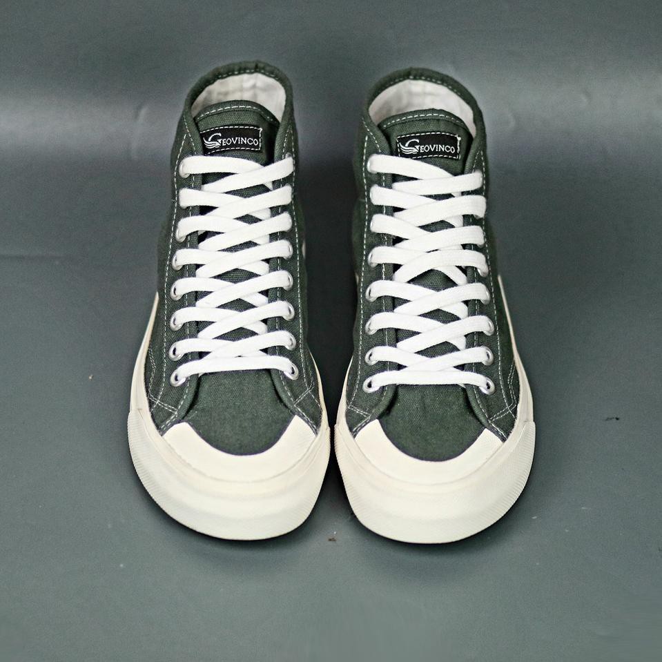 Mura_TerrBaaru Sepatu Sneakers Pria Geovinco Original Glory High Army Sneakers Kasual Formal Santa
