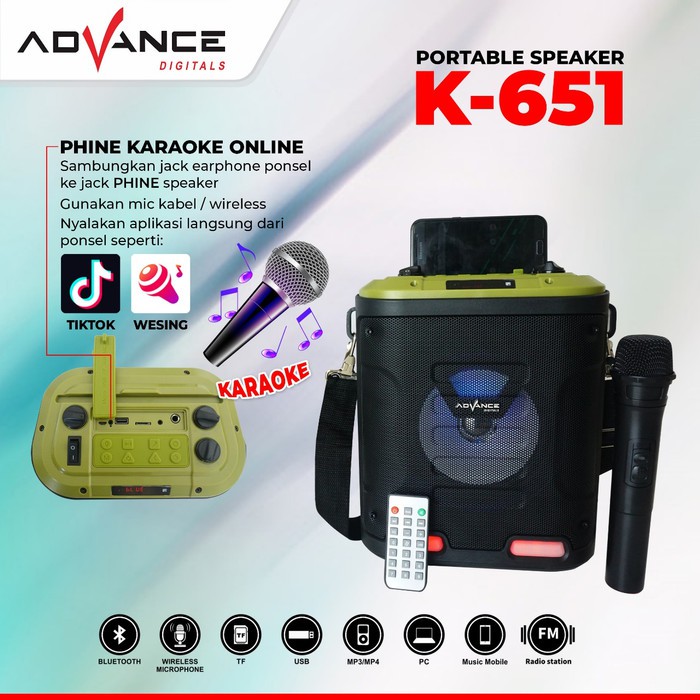 K-651 ADVANCE SPEAKER PORTABLE