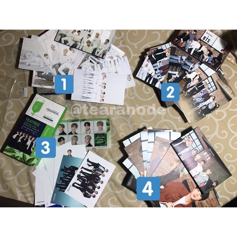 POSTCARD BTS X MEDIHEAL SET
