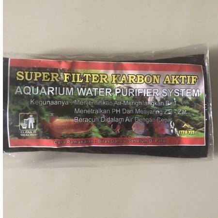 SUPER FILTER KARBON AKTIF AQUARIUM AQUASCAPE PENETRAL PH AIR AKUARIUM