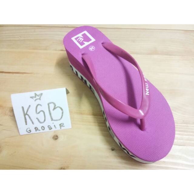 Sandal Tinggi Wanita/New Era Vanessa/Sandal Jepit Tinggi