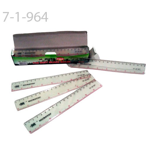 

Penggaris Garisan Plastik bening transparan microtop ukuran 20 cm dan 30 cm murah