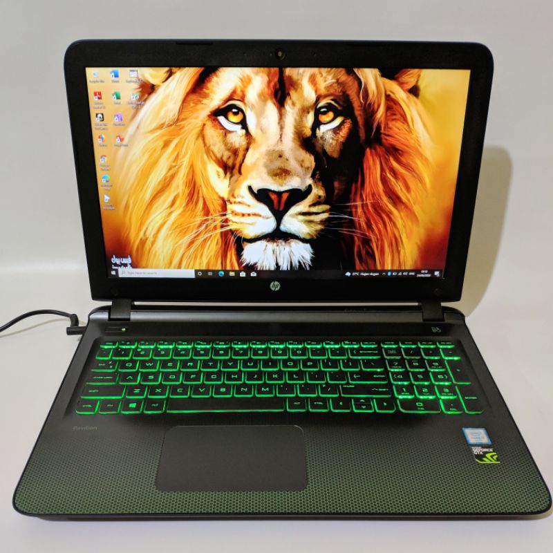 laptop gaming hp pavilion 15 - core i7 6700hq ram 16gb dual vga Nvidia gtx 950m