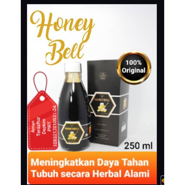 

HONEYBELL -MADU HITAM ASLI MURNI 100%