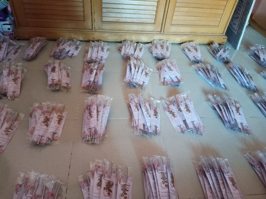 Souvenir Pernikahan Sedotan Stainless Steel Ramah Lingkungan