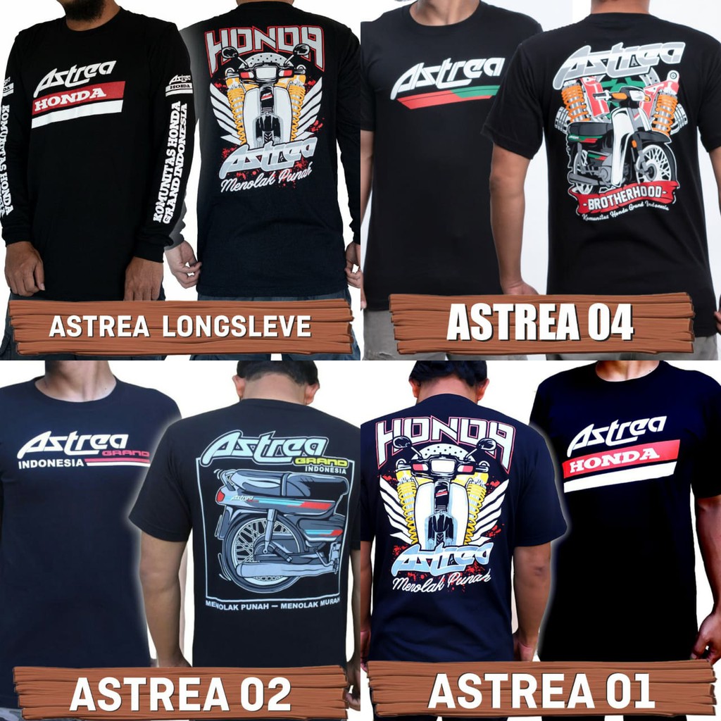 Kaos Astrea Grand 01 | Kaos Honda Grand | Baju Astrea Grand | Kaos Motor Honda Astrea Grand