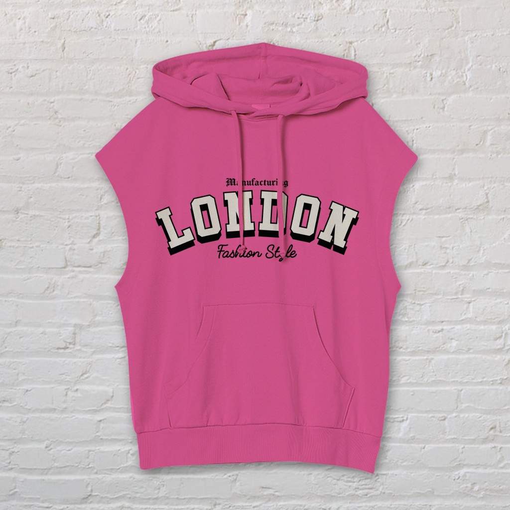 VEST HOODIE LONDON  VEST HOODIE TEBAL / VEST HOODIE UNISEX