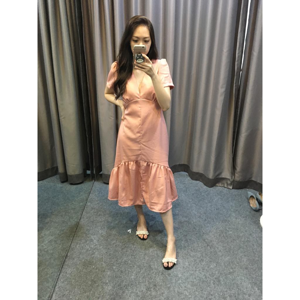 Dress Panjang Pesta Selutut Wanita Seksi - Lana Dress