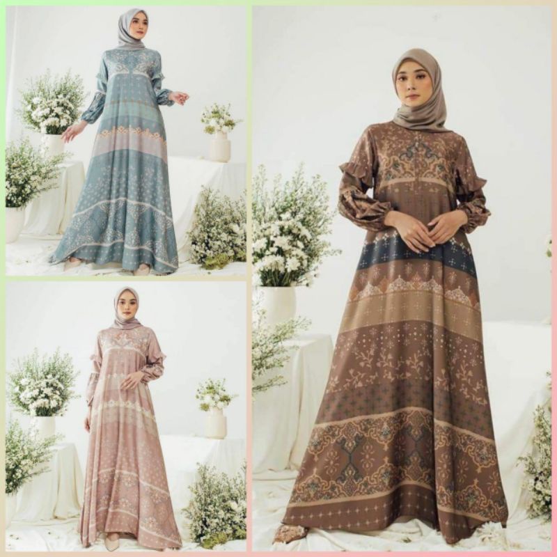 Gamis Maxmara Lux Dress Maxmara Luxury Elegant
