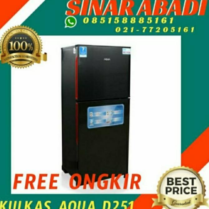 Kulkas 2 Pintu Aqua D251 Promo