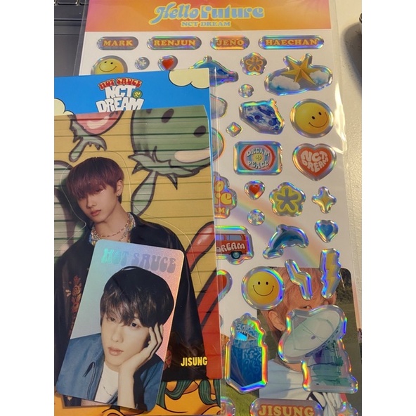 holo epoxy hello future jisung + holo hot sauce