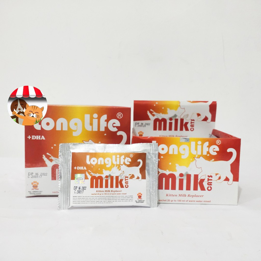 Susu Longlife Kitten Milk Replacer 1 Dus - Susu Anak/bayi Kucing Long life