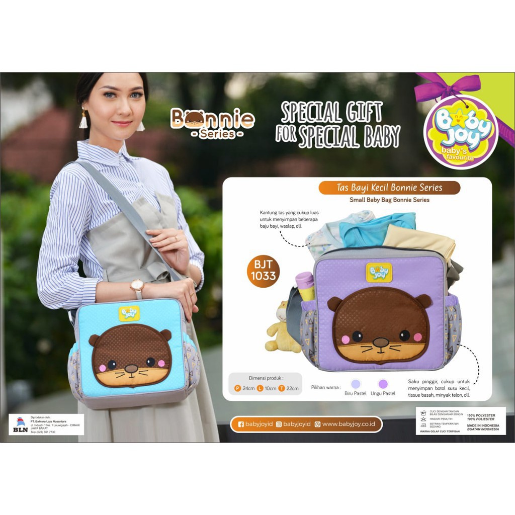 Promo !! TAS BABY JOY UK. KECIL SERIES BONIE BJT 1033 - Tas Bayi Kecil Bonnie Baby Joy Seri BJT 1033