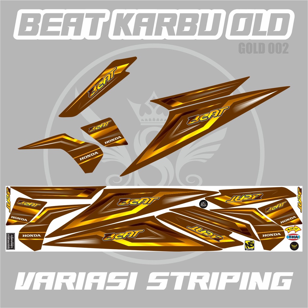 VARIASI STRIPING BEAT KARBU / BEAT KARBU OLD / BEAT LAMA / VARIASI STRIPING MOTOR HONDA BEAT LAMA GO