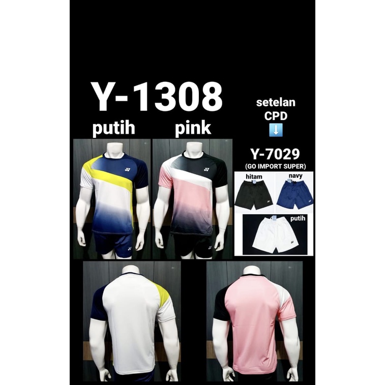 BAJU KAOS BADMINTON BULUTANGKIS Y 1308 IMPORT