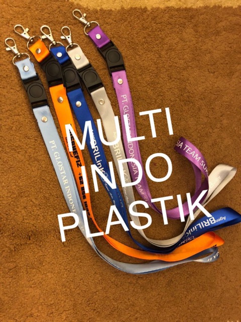 Tali ID Card sablon/tali lanyard sablon/tali nametag sablon/paket panitia/full set tali panitia