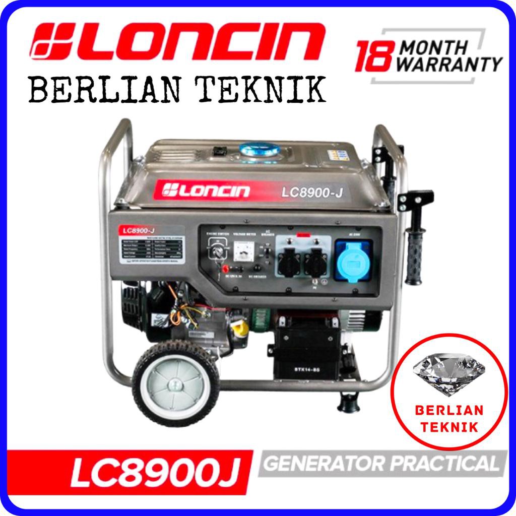 Gasoline Generator Mesin Genset Bensin Loncin LC 8900 / 6500 Watt