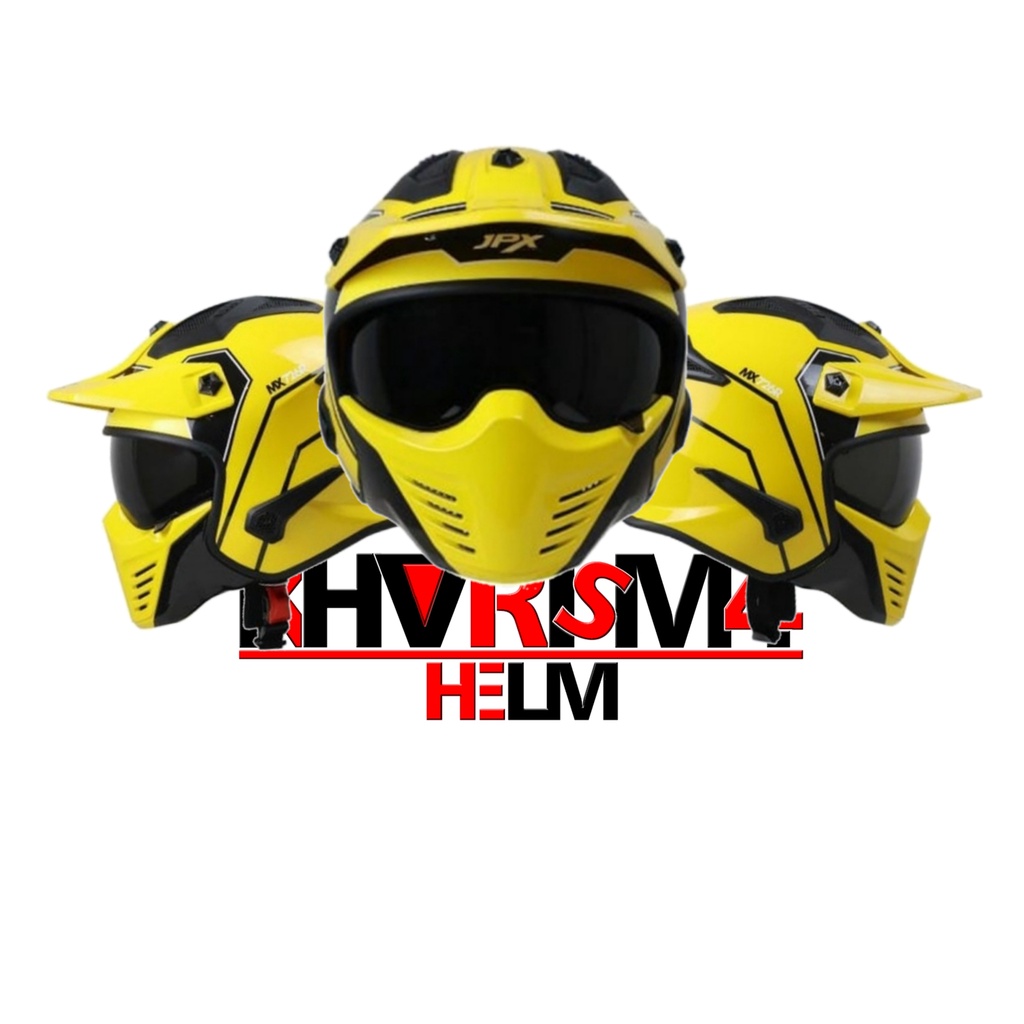 Jual Helm Jpx MX726R 02 helm modular helm full face helm cross jpx helm
