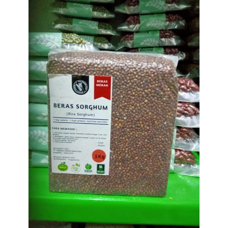 Beras sorgum merah 1kg