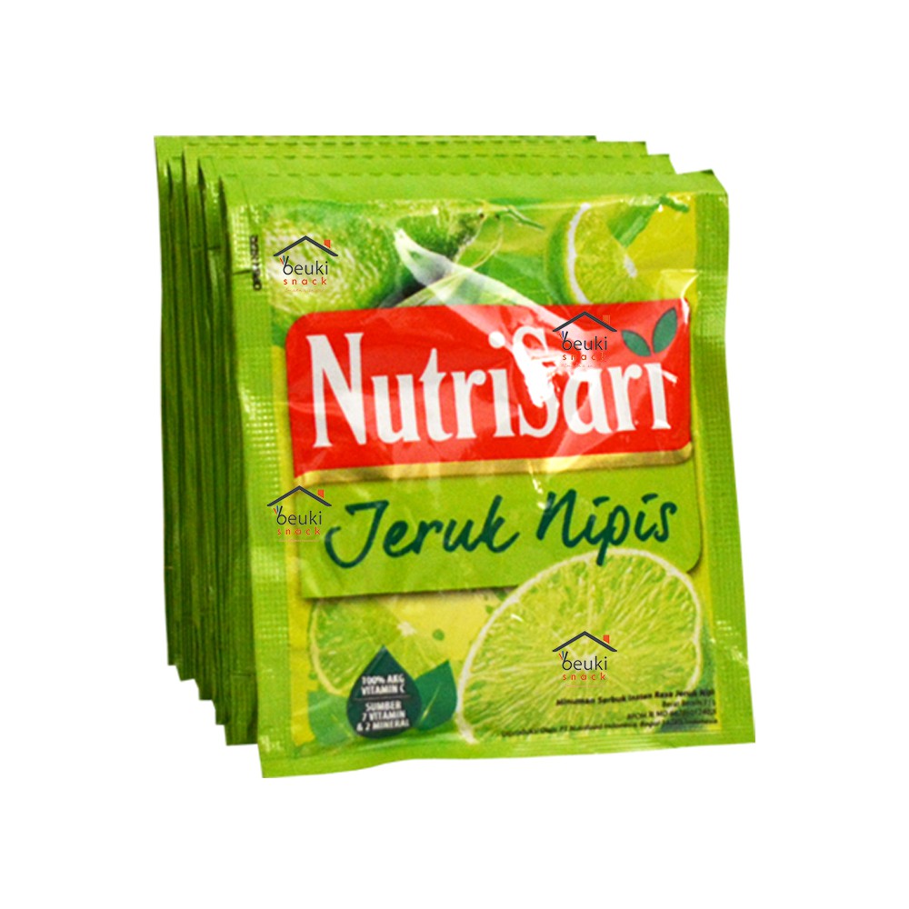 

NutriSari Jeruk Nipis Minuman Serbuk Rasa Jeruk Nipis Menyegarkan - 10pcs x 14gr