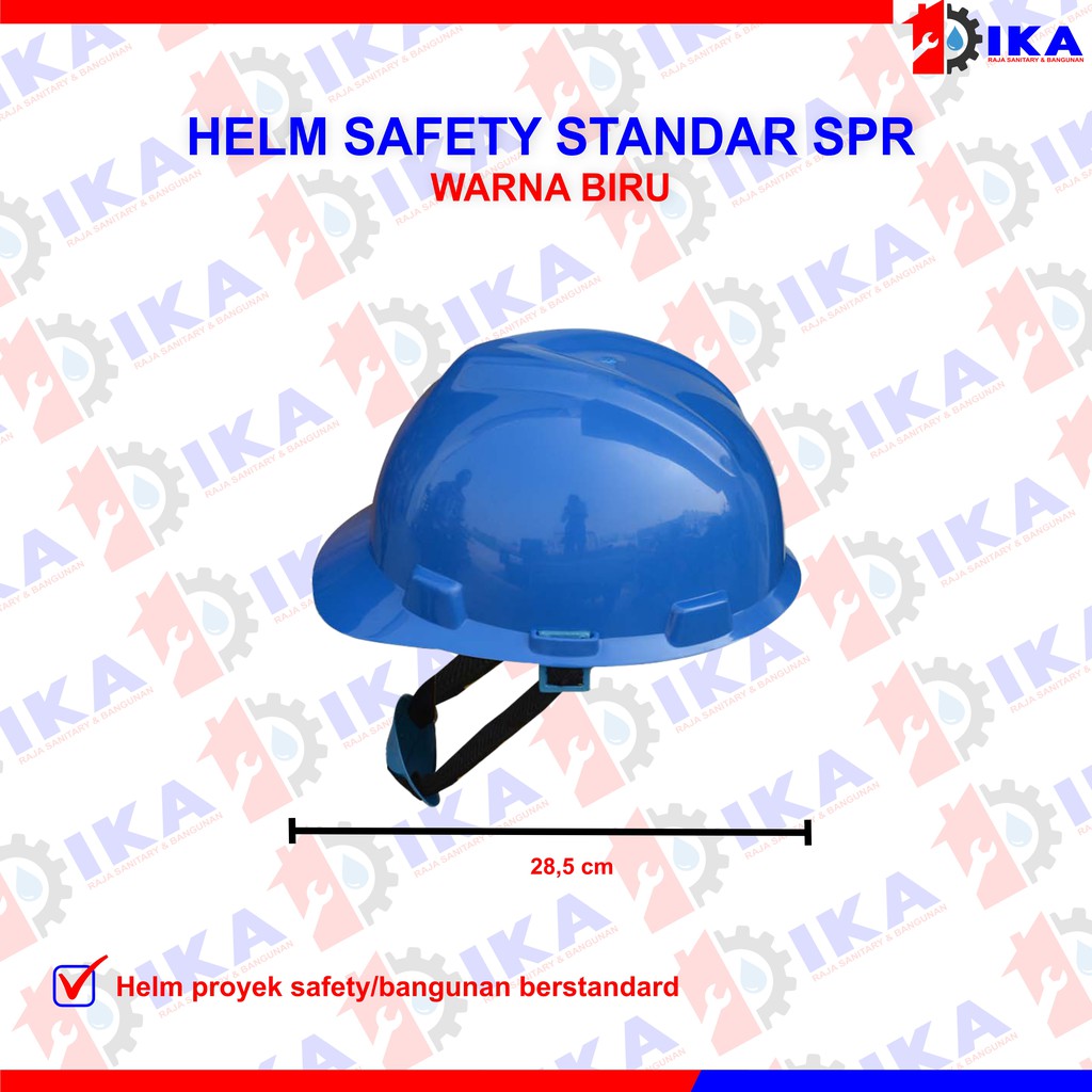 HELM PROYEK BERSTANDART SAFETY ) LENGKAP DENGAN TALI DAGU SIAP PAKAI (KUALITAS TEBAL)