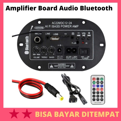 Amplifier Board Audio Bluetooth USB FM Radio TF / Ampli Amplifier Kit Blutut Bluthoot Bluetooth  Aud