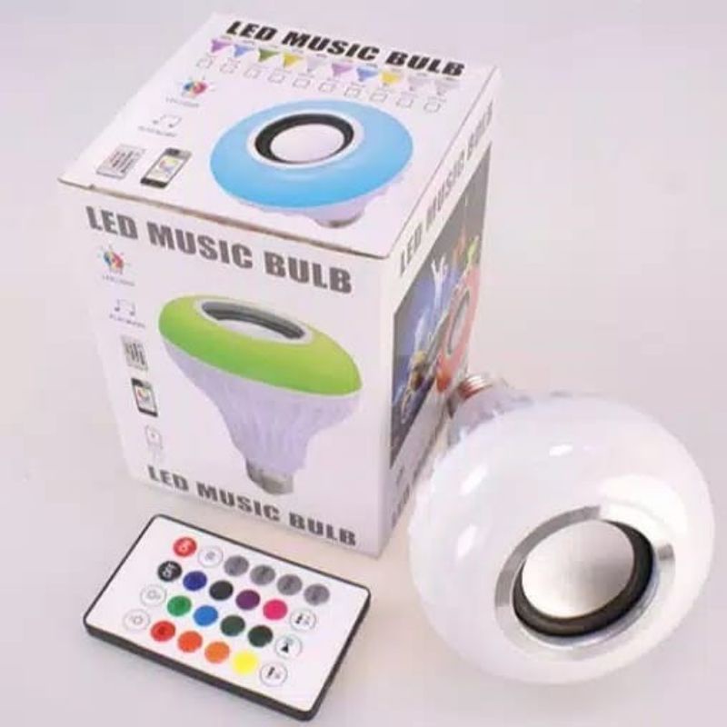 Medan Termurah Lampu Led Musik RGB Warna Warni + Bluetooth Speaker + Remote