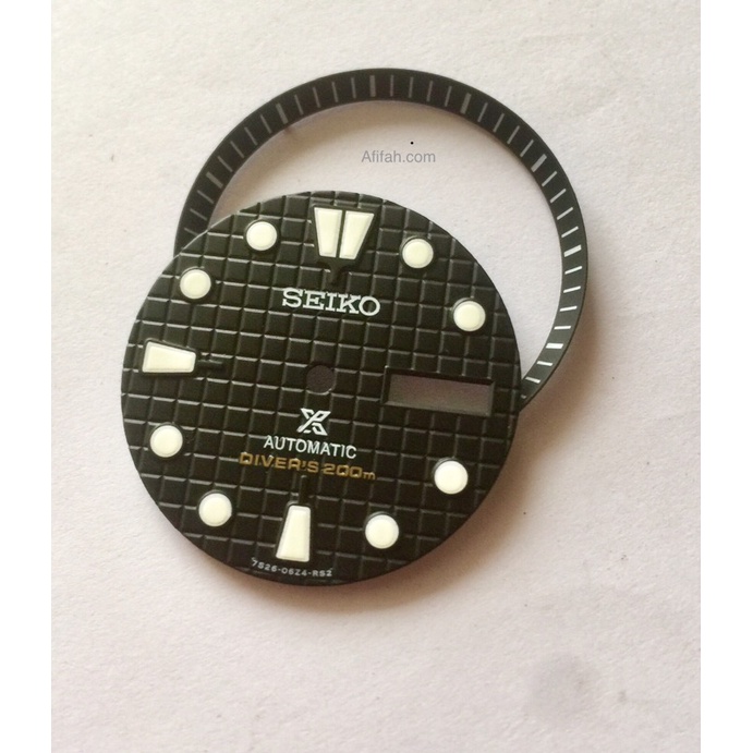 dial seiko King turtle wafle aftermarket 4r36